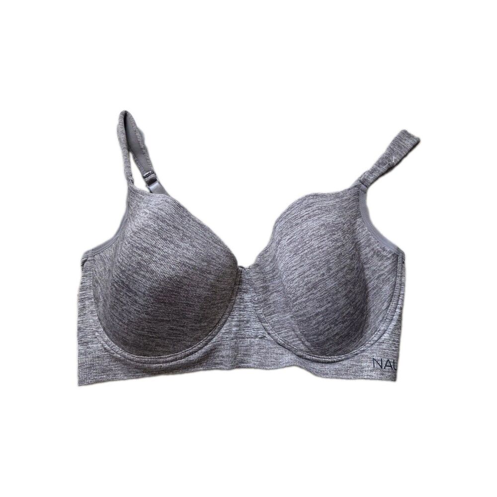 NWOT Nautica Intimates Bra 42D Gray Heathered Seamless Underwire T-Shirt Bra